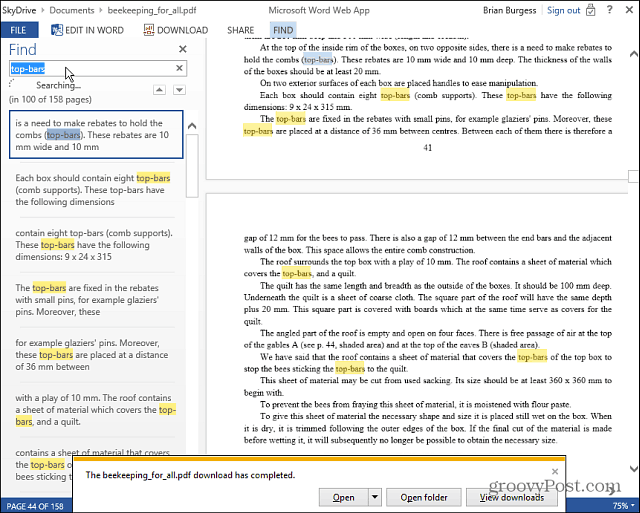 Čtěte a upravujte soubory PDF online pomocí webových aplikací Microsoft Office