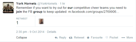 twitter yorkhornets