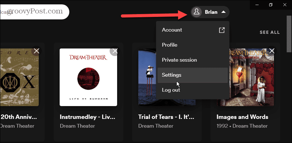 Spravujte aktivitu přátel na Spotify