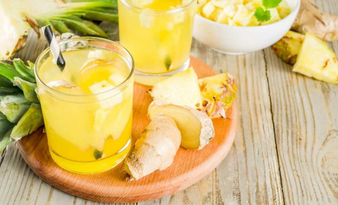 Jak vyrobit limonádu proti otokům? Detoxikační recept na úlevu od otoků s ananasem! Recept na uklidňující detoxikaci