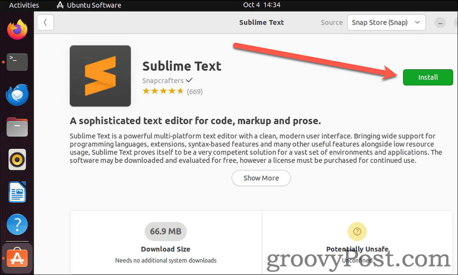 Nainstalujte Sublime Text na Ubuntu