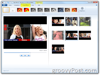 Microsoft Windows Live Movie Maker - Jak si vyrobit domácí filmy Madonna