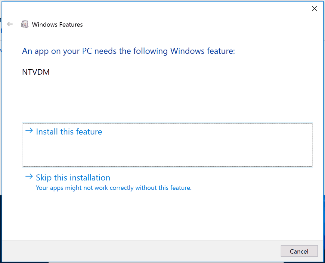 Jak povolit podporu 16bitových aplikací v systému Windows 10