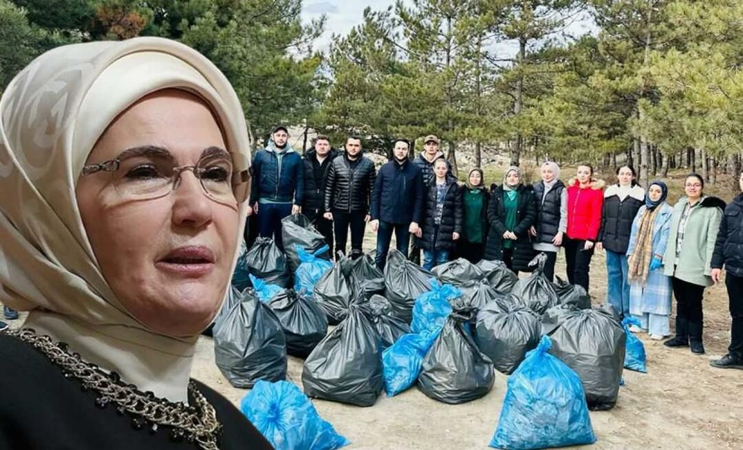 Pozdrav od Emine Erdoğan k přírodě milujícím mladým lidem