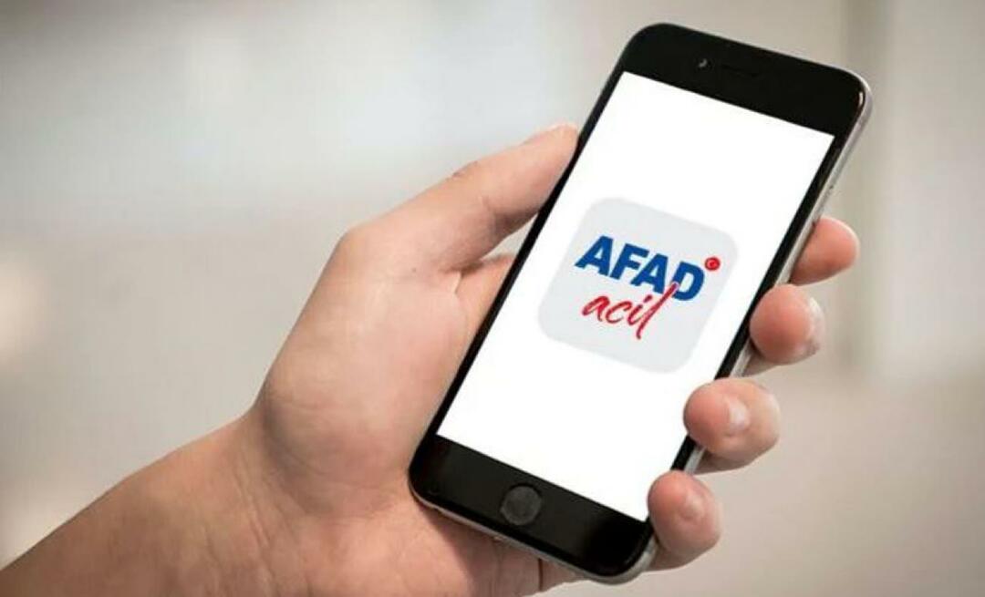 Co je to aplikace tísňového volání AFAD? Co dělá aplikace tísňového volání AFAD?