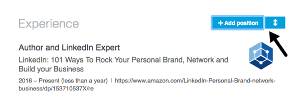 Přidejte do svého profilu LinkedIn nové pozice a uspořádejte je v nejrelevantnějším pořadí.