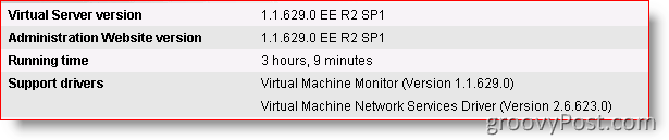Microsoft Virtual Server 2005 r2 sp1 podporuje Windows Server 2008:: groovyPost.com