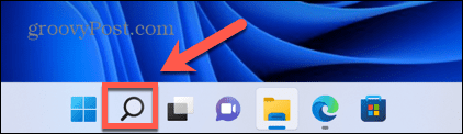 ikona vyhledávání v aplikaci Outlook