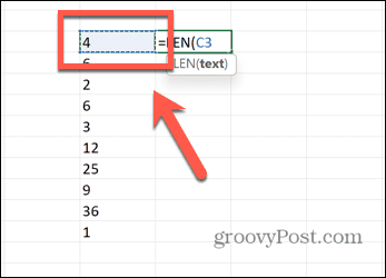 excel len vybrat buňku