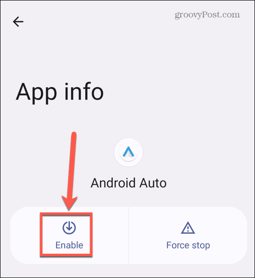 automatické povolení systému Android
