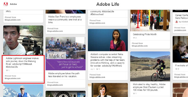 Příběh zaměstnanců Adobe na Pinterestu