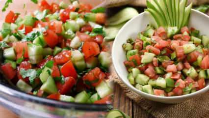 Snadný a chutný dietní salátový recept: Jak připravit pastýřský salát? Kalorií z pastýřského salátu