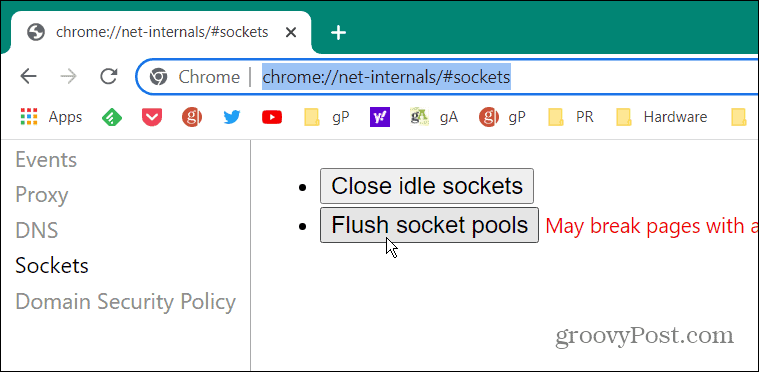 Oprava ERR_SPDY_PROTOCOL_ERROR v prohlížeči Chrome