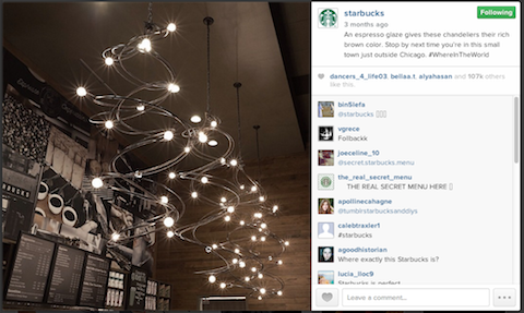 Starbucks #whereintheworld obrázek