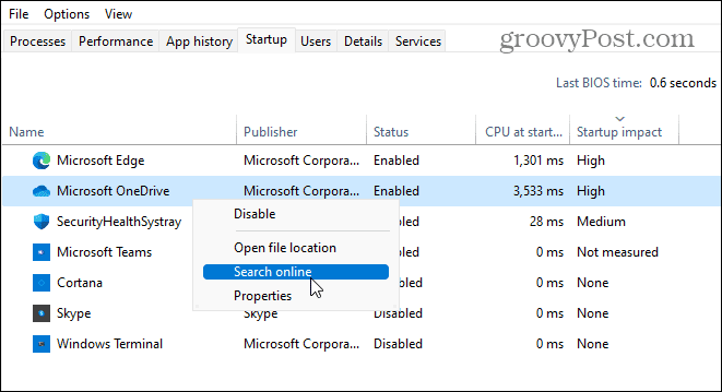 Správce úloh Windows 11 více informací