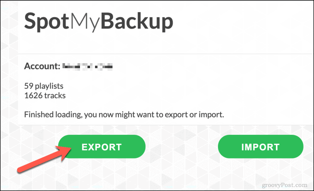 Export seznamů skladeb Spotify pomocí SpotMyBackup