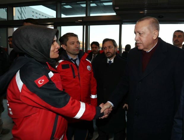 Prezident Erdogan poblahopřál Emine Kuştepe