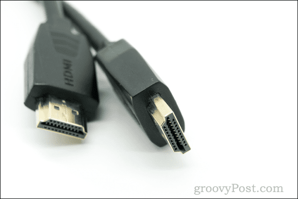 Příklad kabelu HDMI