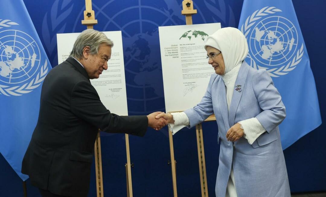 V OSN bylo podepsáno prohlášení o dobré vůli za projekt Emine Erdoğan, který jde světu příkladem!