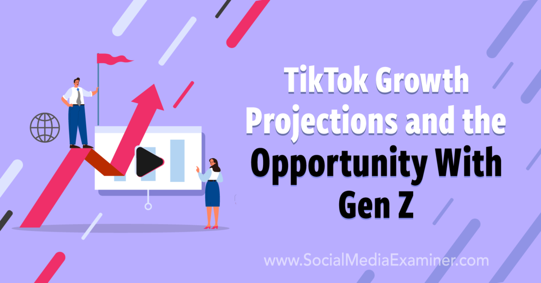 Projekce růstu TikTok a příležitost s Gen Z: Social Media Examiner