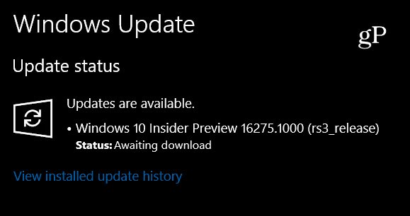 Microsoft uvádí na trh Windows 10 Insider Build 16275 ještě dnes