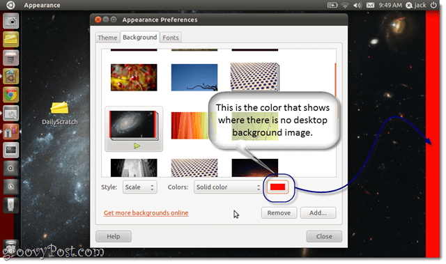 Jak změnit tapetu pozadí v Ubuntu