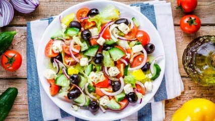 Seznam salátových diet pro hubnutí! Nízkokalorické výdatné recepty na salát