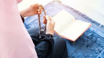 Jak udělat modlitbu tasbih? Modlitby a dhikr se recitují po modlitbě
