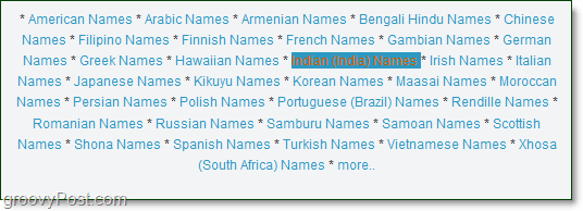 seznam indických jmen, které chcete vyslovit