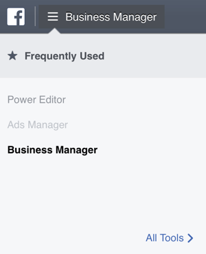 Abyste mohli používat offline události Facebooku, musíte mít účet Business Manager.