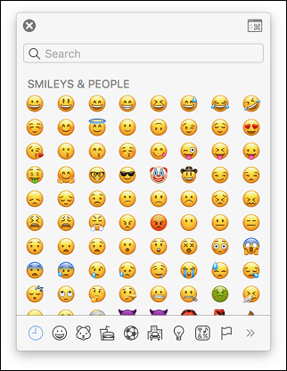 povolit emoji macos klávesnici