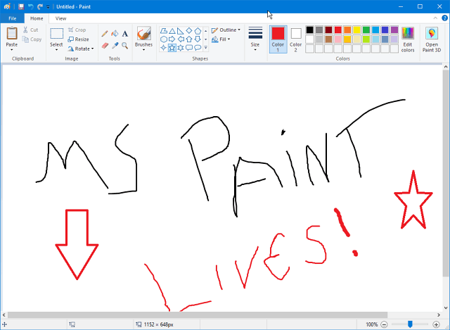 Microsoft Paint bude i nadále žít v obchodě Windows Store