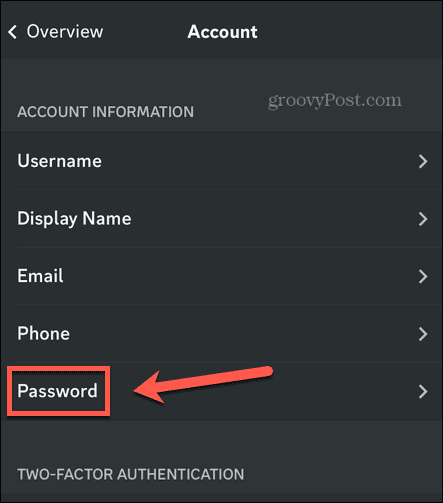 neshodovat nastavení hesla