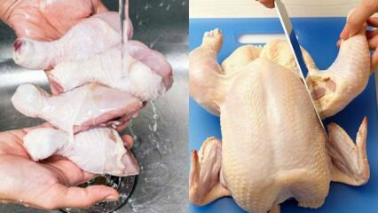Jak nejjednodušší řez celé kuře?