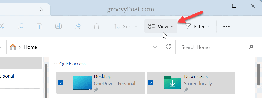 Zakažte zaškrtávací políčka ve Windows 11 