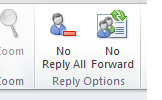 Jak zabránit odpovědi v aplikaci Outlook 2010