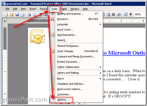 Ochrana heslem Excel 2003