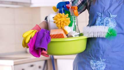 Dolní roh je nejjednodušší úklid na dovolenou! Jak čistit dovolenou doma?