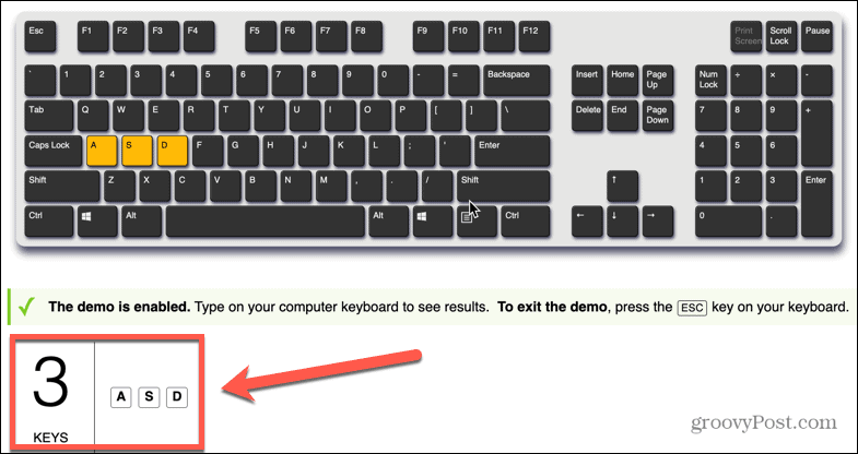 zdvojené úhozy na klávesnici
