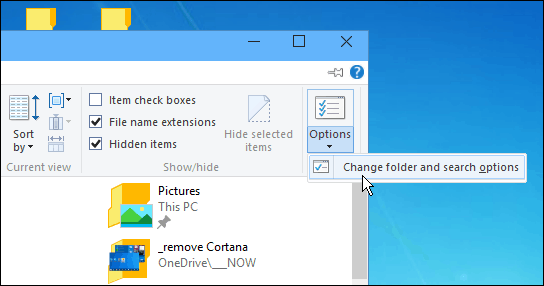 Zobrazení Průzkumníka Windows 10