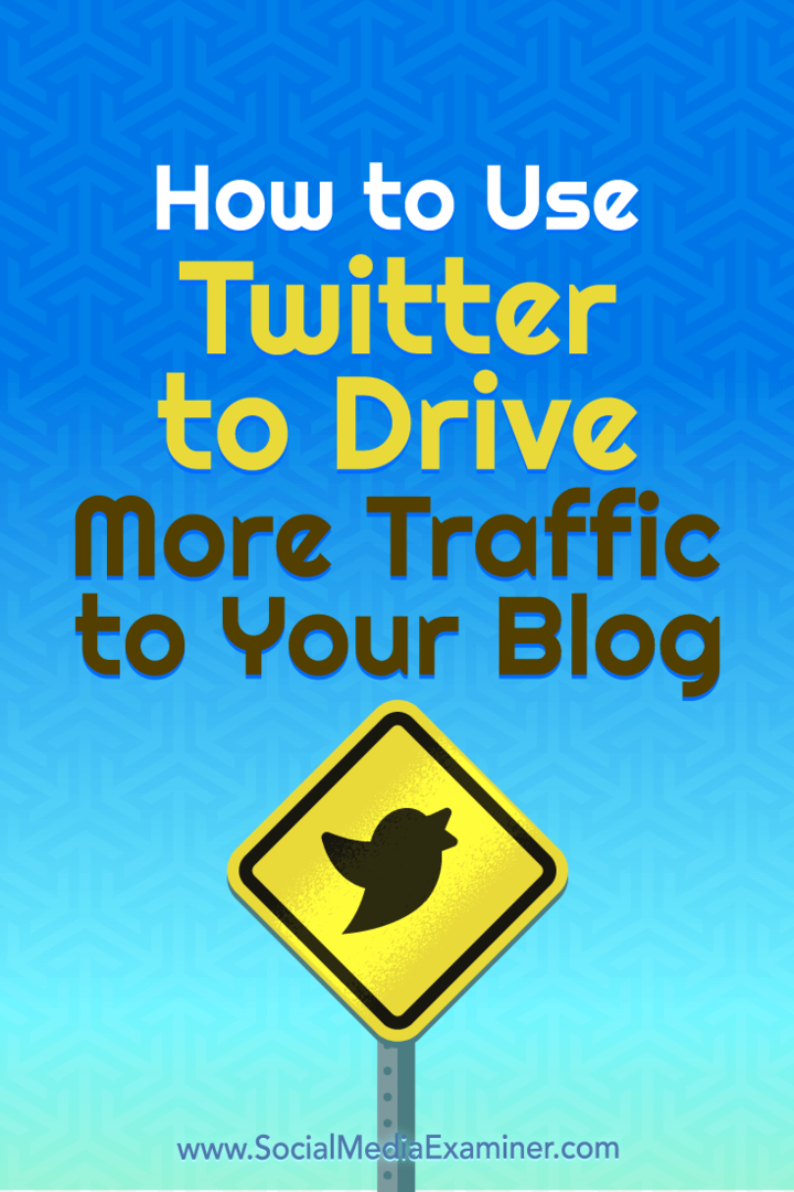 Jak pomocí Twitteru zvýšit návštěvnost vašeho blogu: zkoušející sociálních médií