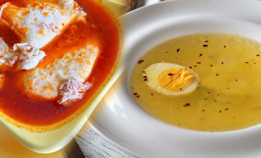 Jak vařit polévku z vajec? Recept na slavnou vaječnou polévku Silivri!