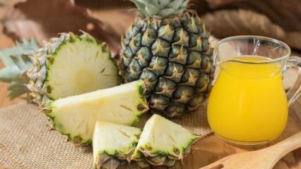 Jaké jsou výhody ananasové a ananasové šťávy? Pokud pijete pravidelnou sklenici ananasové šťávy?