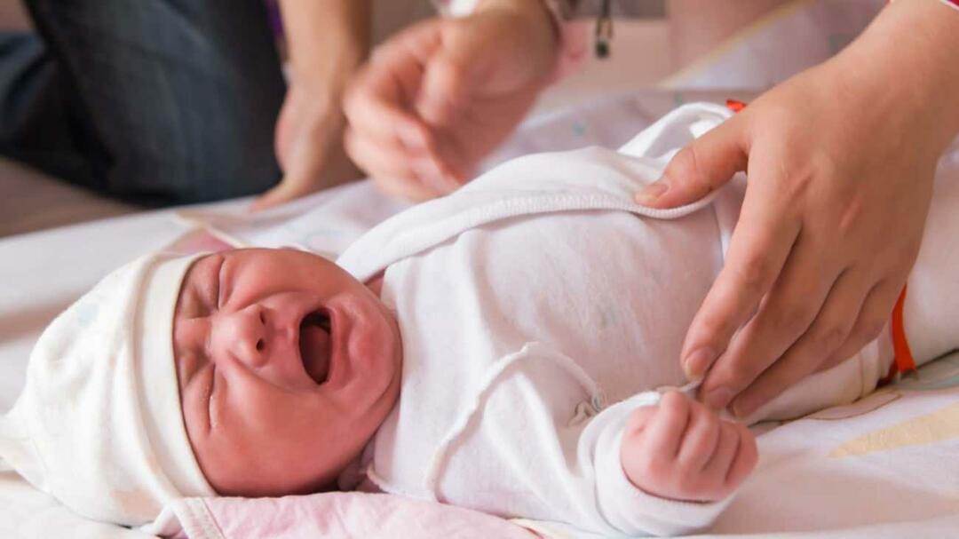 Problém s plynatostí u kojenců