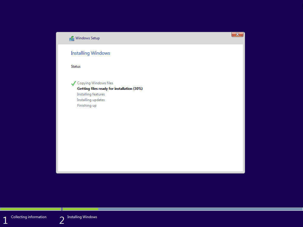 10 Instalace Windows Windows 10 Čistá instalace
