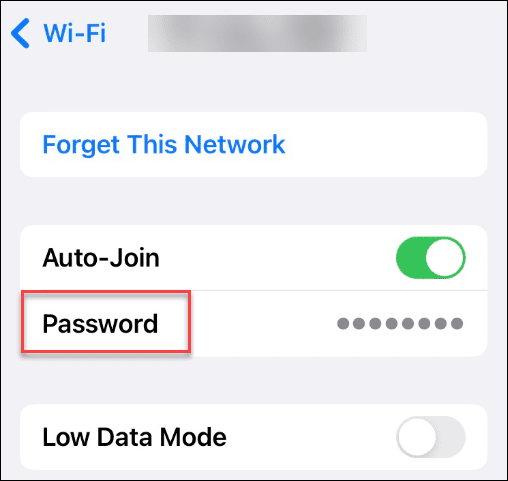 Zobrazení uložených hesel Wi-Fi sítí na iPhone