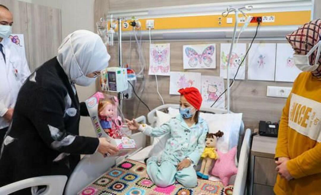 Emine Erdogan navštívila děti s rakovinou! 