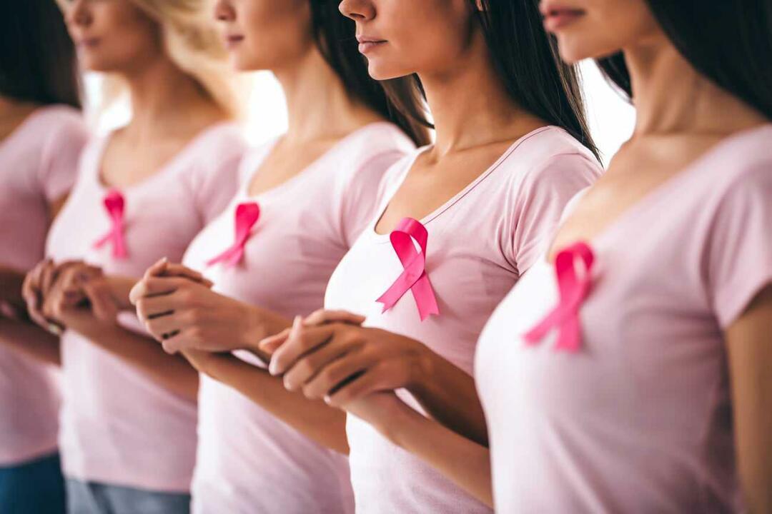příznaky rakoviny prsu