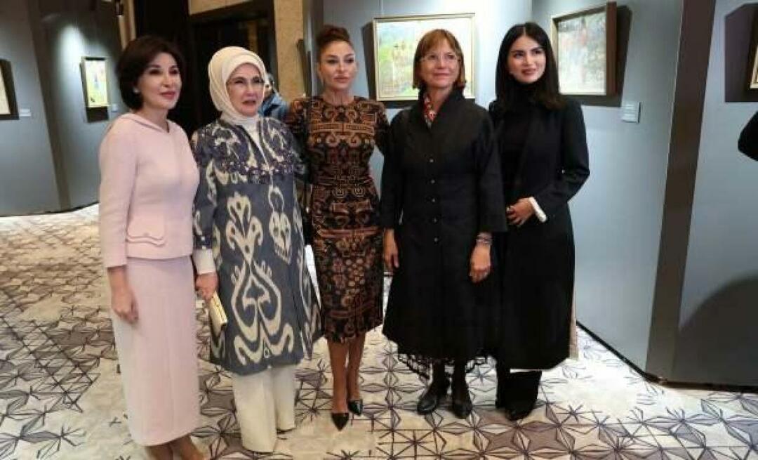 Návštěva Emine Erdogan v Samarkandu! Navštívili jsme výstavu Barvy Uzbekistánu