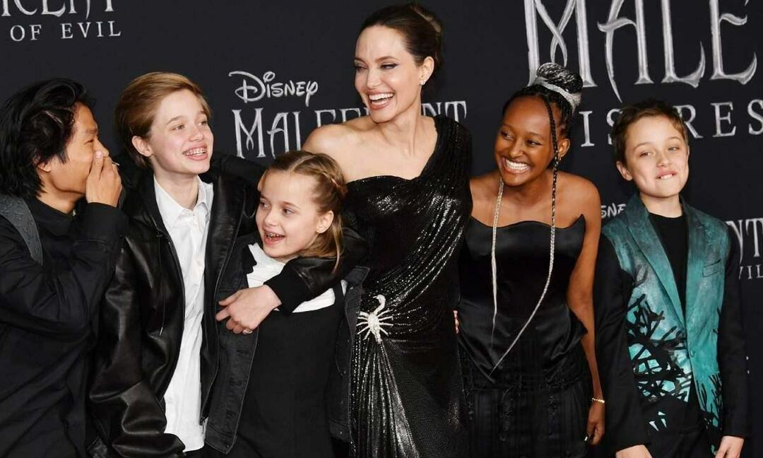 Angelina Jolie a její děti